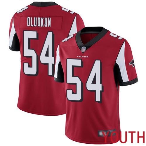 Atlanta Falcons Limited Red Youth Foye Oluokun Home Jersey NFL Football #54 Vapor Untouchable